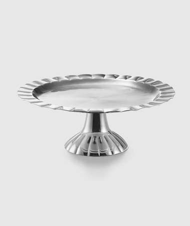 Silhouette Scalloped Cake Stand 13" x 5" H by Mary Jurek Design