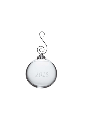 Annual Round Ornament by Simon Pearce