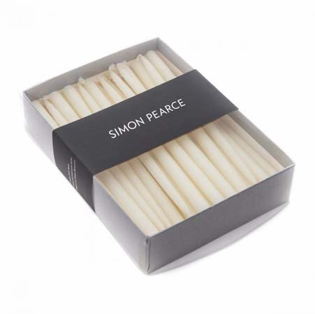 Ivory Menorah Candle Set by Simon Pearce