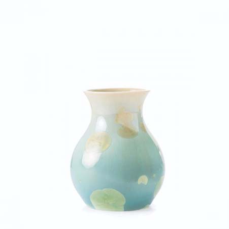 Curio Crystalline Bud Vase - Jade by Simon Pearce