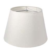 Linen Pembroke Shade - White - 18 Inch by Simon Pearce