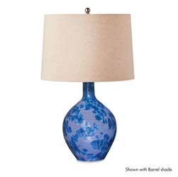 Crystalline Warren Lamp - S - Cobalt by Simon Pearce