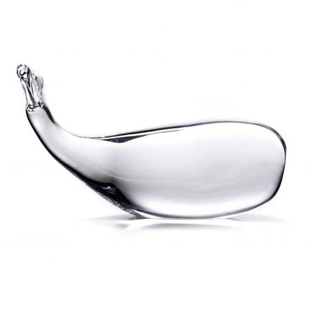 Nantucket Whale Paperweight in Gift Box by Simon Pearce