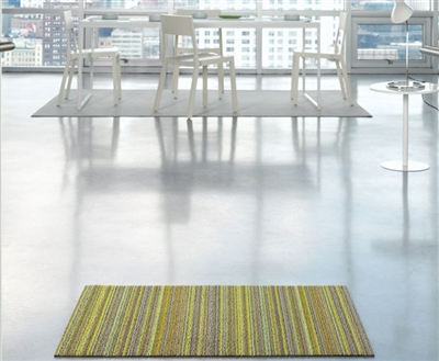 Skinny Stripe Shag Indoor/Outdoor Mats by Chilewich