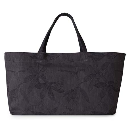 Slow Life Carbon Shopper Bag 33" x 14" x 10" by Le Jacquard Francais