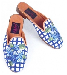 ByPaige - Hydrangea Needlepoint Mule