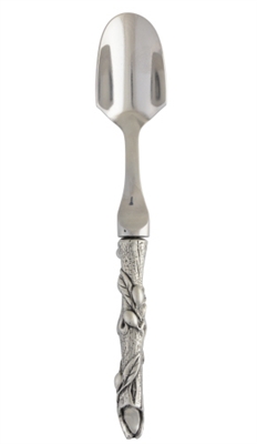 Olive Pattern Cheese Scoop with Pewter Handle by Vagabond House