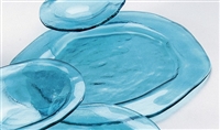 Annieglass- Ultramarine 12" Buffet Plate