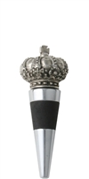 Pewter Crown Bottle Stopper by Vagabond House