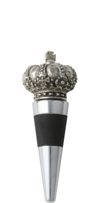 Pewter Crown Bottle Stopper by Vagabond House