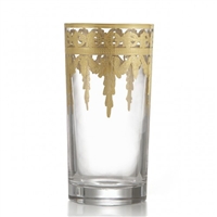 Vetro Gold Highball Glass by Arte Italica