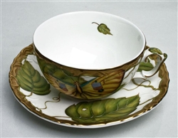 Exotic Butterflies Tea Cup & Saucer by Anna Weatherley