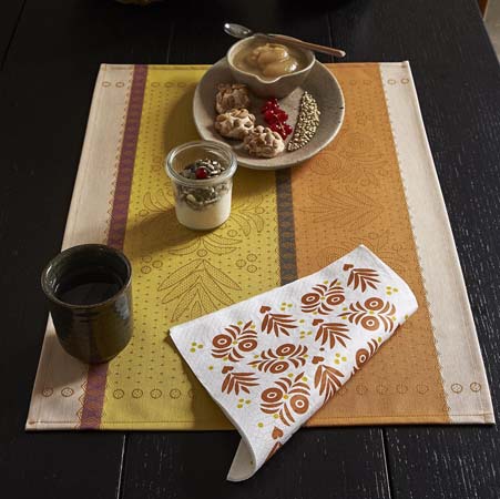 Vent D'Ouest Paper Napkin 16" x 16" by Le Jacquard Francais