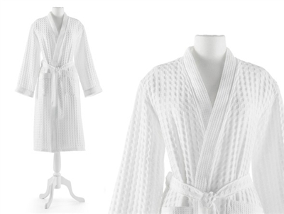 Waffle Luxury Robe by Peacock Alley