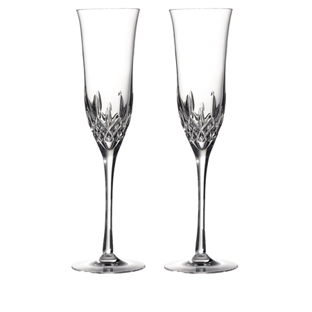 Waterford - Lismore Essence Champagne Flute, Pair