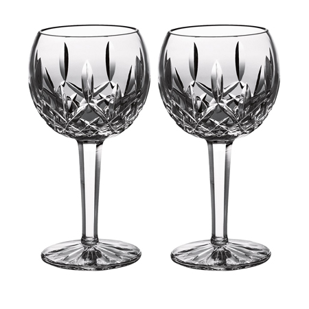 Waterford - Classic Lismore Balloon Wine, Pair