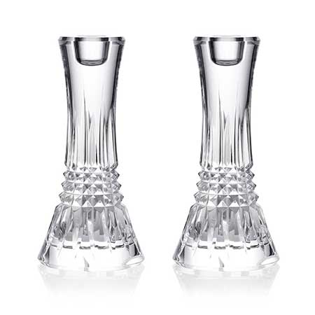 Waterford - Lismore Diamond Candlestick 7" Set of 2