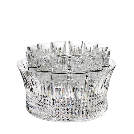 Waterford - Lismore Diamond 12in Bowl Vodka Chill Set