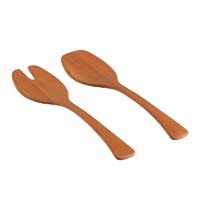 Andrew Pearce - Wood Salad Servers for Large Cherry Bowl
