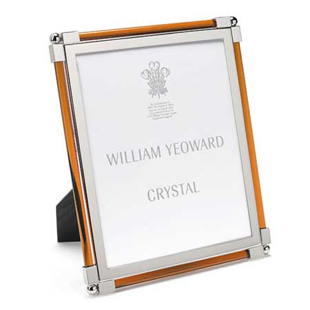 William Yeoward - New Classic Amber 8" x 10" Photo Frame