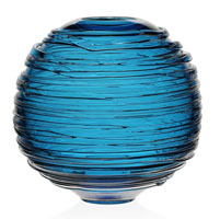Miranda Globe Vase Aqua 9" / 23cm by William Yeoward