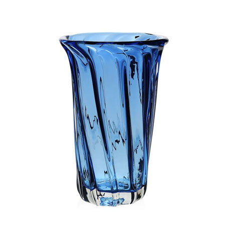 Amalfi Vase 12" / 30cm Aqua by William Yeoward