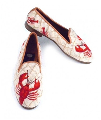 ByPaige - Red Lobster Needlepoint Women's Loafer