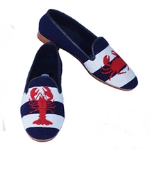 ByPaige -Lobster and Crab Women's Needlepoint Loafer