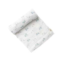 Baby Animal Cotton Swaddle - One Size by Scandia Home