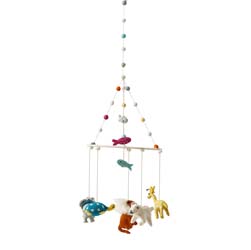 Baby Animal Mobile - One Size by Scandia Home
