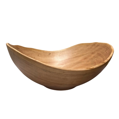 Andrew Pearce - X-Large Live Edge Oval Wooden Bowl
