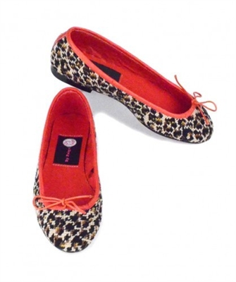 ByPaige - Leopard Needlepoint Ballet Flats