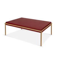 Zola Coffee Table (Red) by Bunny Williams Home