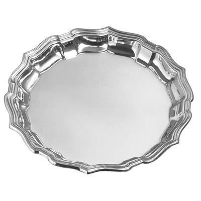 Chippendale 12â€ Tray by Salisbury Pewter