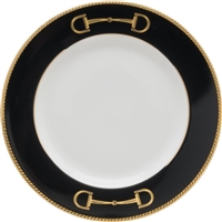 Cheval Black Bread Plate by Julie Wear