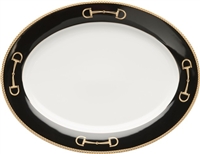 Cheval Black Platter by Julie Wear