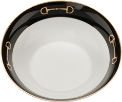 Cheval Black Serving Bowl by Julie Wear