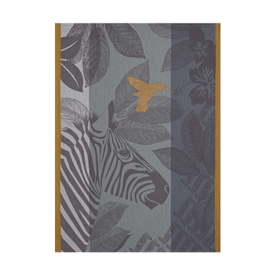 Zebra Tea Towel (Pair) by Le Jacquard Francais