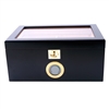 The Showcase Humidor Black Matte