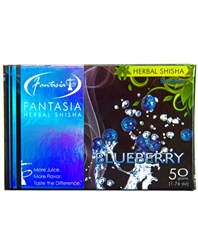 Fantasia Herbal Shisha Blueberry, tobacco and nicotine free