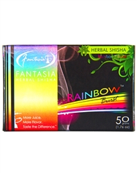 Fantasia Herbal Shisha Rainbow Burst, tobacco and nicotine free shisha