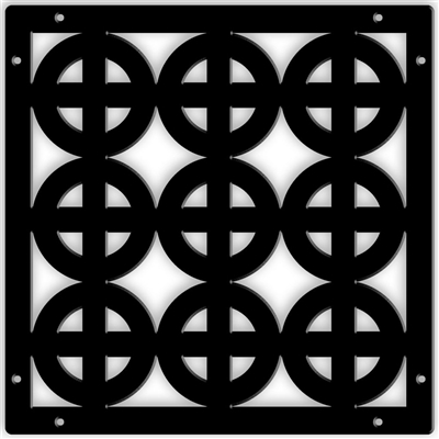 Celtic Cross Black 1/4" x 16" x 16" Wall Expressions