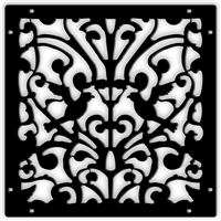 Ginger Dove Black 1/4" x 16" x 16" Wall Expressions