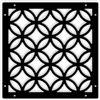 Moors Circles Black 1/4" x 16" x 16" Wall Expressions