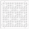 Chinese 1 White 1/4" x 16" x 16" Wall Expressions