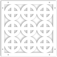 Celtic Cross White 1/4" x 16" x 16" Wall Expressions