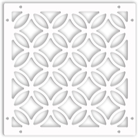 Moors Circles White 1/4" x 16" x 16" Wall Expressions