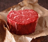 Exotic Meat Market offers, BISON Meat. AMERICAâ€™S ORIGINAL RED MEAT. Our Bison Filet Mignon Steaks are 2 Inch Thick. Average Steak weighs 8 to 10 oz. Bison Filet Mignon Steaks are tender, lean and full of flavor.