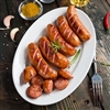 Eland Meat is a more healthful and flavorful alternative to the standard boeuf du jour. Our Eland BrÃ¤twurst Sausage is made exclusively from Wild Eland Meat under USDA inspection. Our Eland BrÃ¤twurst Sausage is smoked. Fully Cooked.