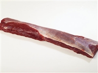 Exotic Meat Market offers Venison Striploin. Average Weight 4 to 6 Lbs. Venison striploin comes from the saddle. Venison Striploin is one of the most desirable cut of meat of Venison. This fabulously tender and lean piece of meat makes the perfect dinner.